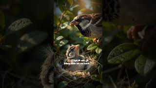 Mother Sparrow Feeding Baby Chick in Nest 😍 Heartwarming Close-Up Wildlife Video