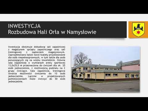 Podpisanie umowy na rozbudowę Hali Orzeł w Namysłowie