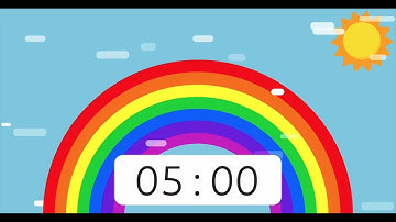 Rainbow Timer 5 Minute 🌈