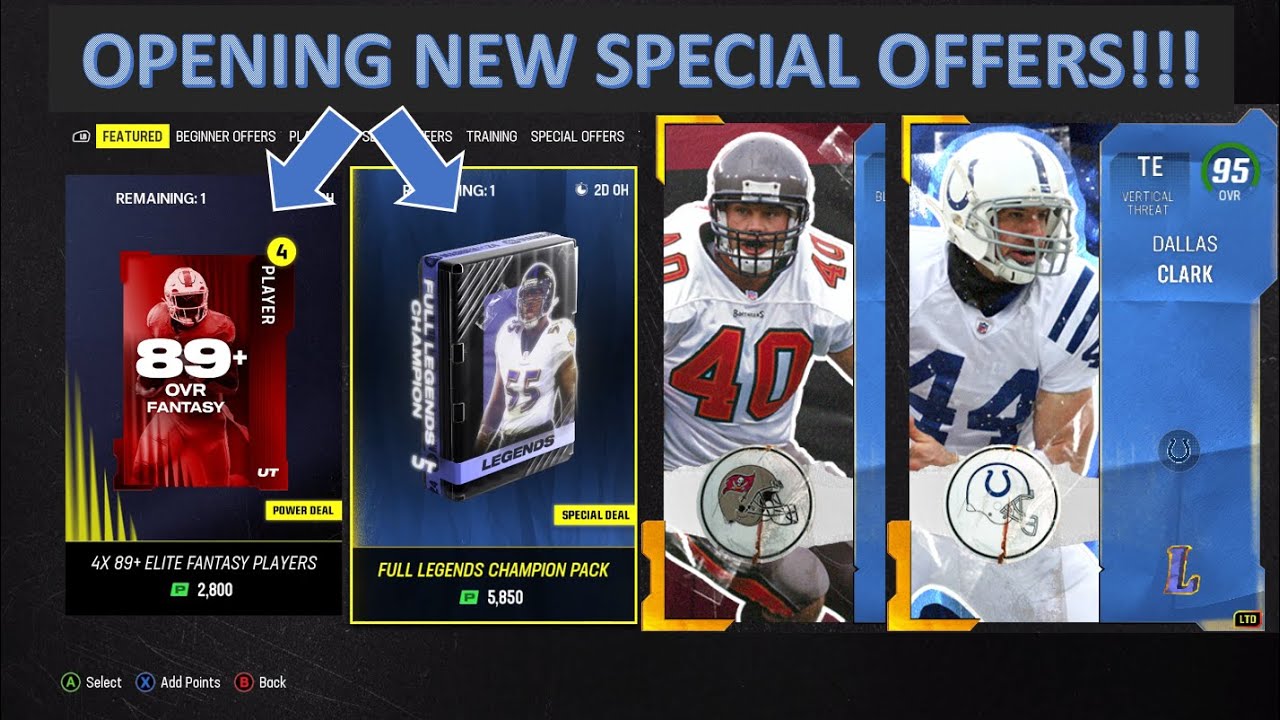 Special offers for players