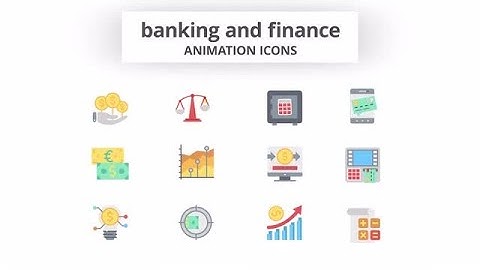 Banking & Finance - Animation Icons After Effects Templates