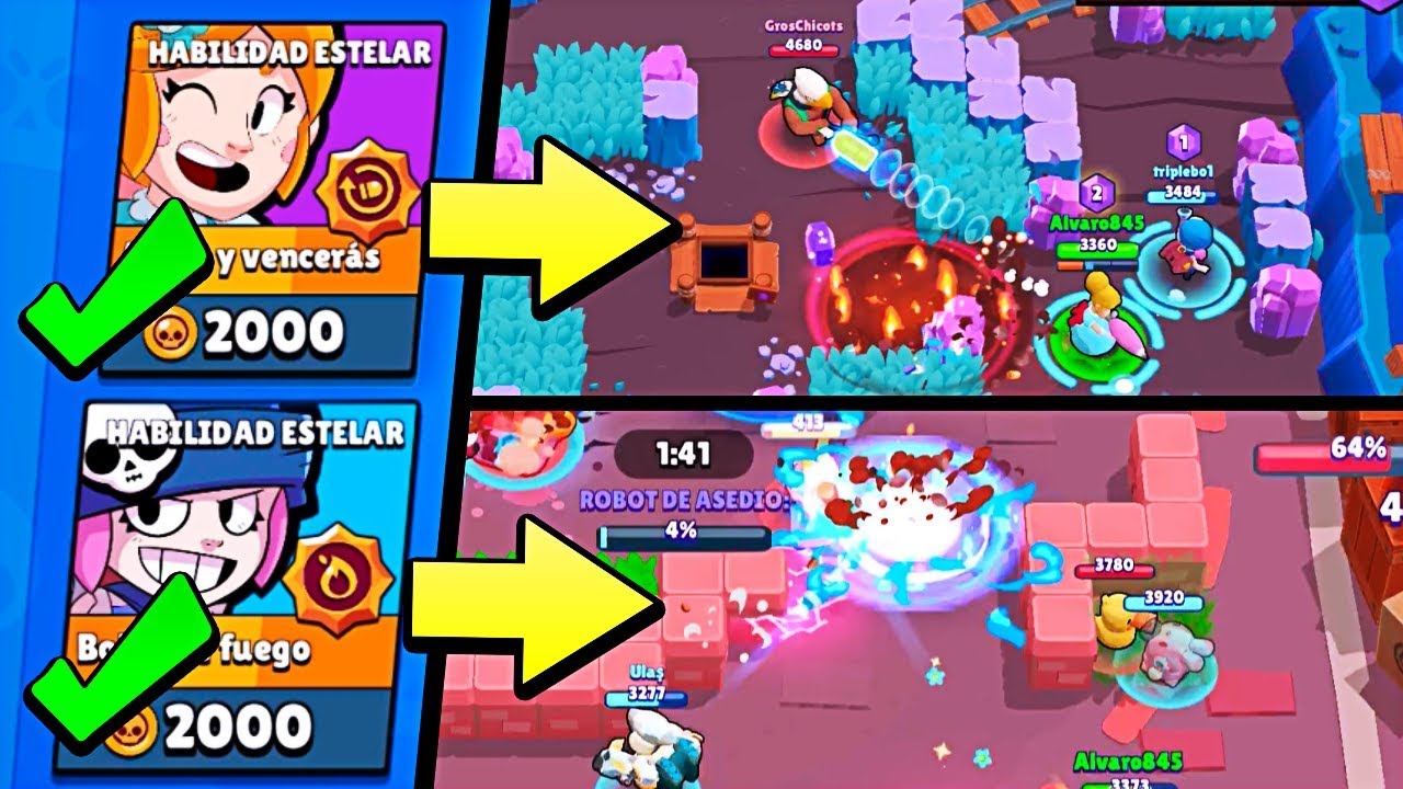 clash of royale private server CONSEGUIMOS LAS NUEVAS HABILIDADES ESTELARES DE PENNY Y PIPER | Brawl Stars Brawl Stars