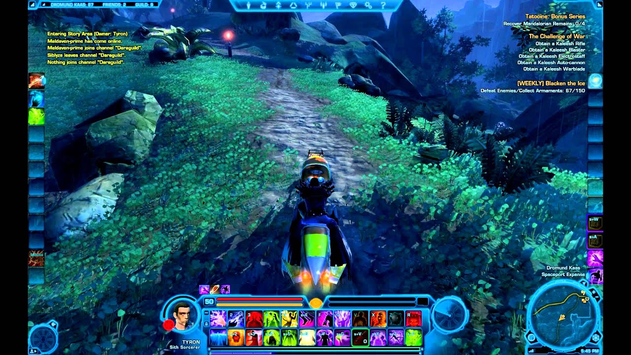 Datacron hunting Dromund kass - tyron vid