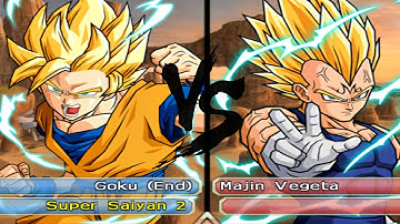 Dragon Ball Z: Budokai Tenkaichi 3 - SSJ2 GOKU vs MAJIN VEGETA  [Requested] #dragonballz