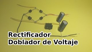 Bridge rectifier with voltage doubler