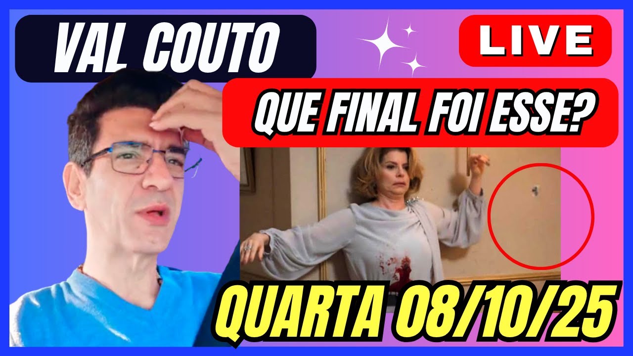 VAL COUTO LIVE PREVISÕES de QUARTA 08/10/25 🙏 