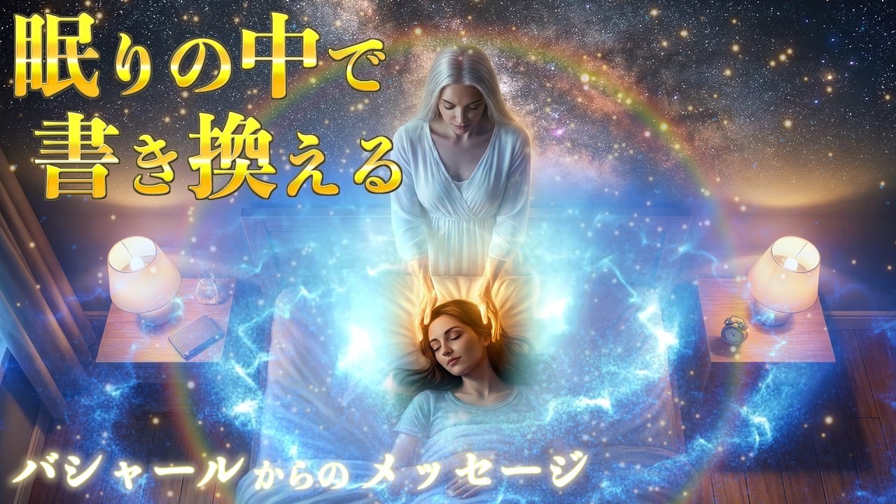 寝ながら聴くだけ【バシャール】高次元の自分と繋がり、潜在意識を書き換え眠っていた能力を起動（アクティベート）✨