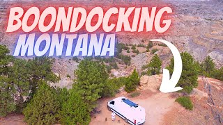 Makoshika State Park Boondocking In Glendive Montana