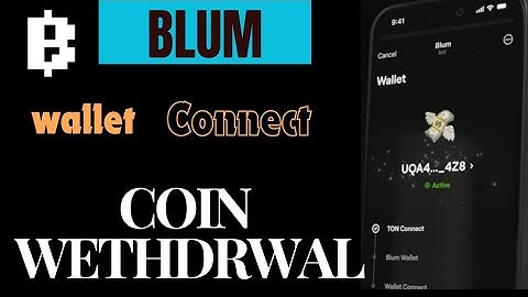 Blum Airdrop wallet connect process  || Blum coin mining withdrawal  || In ethiopia