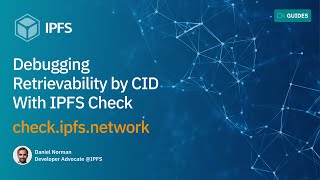 Debugging Retrievability by CID With IPFS Check Profile
