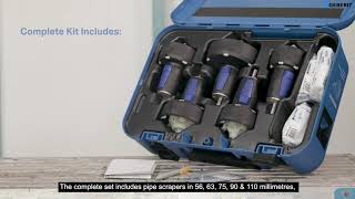 Geberit Pipe Scraper - Safe and Efficient use