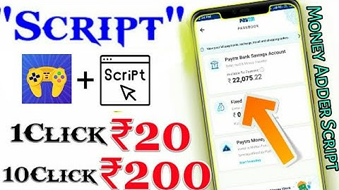 😱 Money Adder Script || Refer Bypass Script || Online Script || Instant Payment