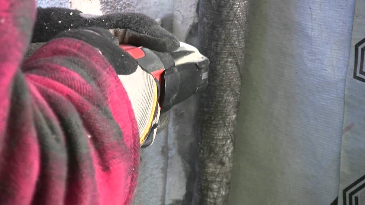 Cutting Stucco - YouTube