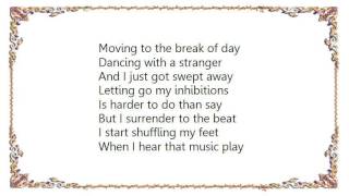 Cyndi Lauper - Dancing with a Stranger Lyrics