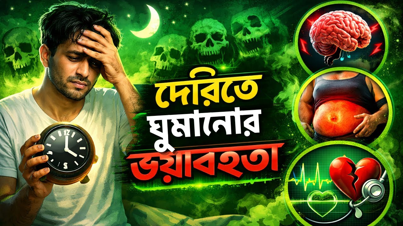 রাতে দেরিতে ঘুমান? আপনার শরীরের ভেতরে যে ভয়ংকর ক্ষতি হচ্ছে জানেন কি!