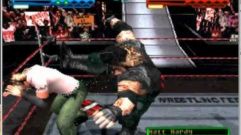 WWF Smackdown My Custom guy vs Jeff Hardy