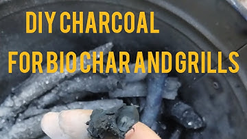 Diy Charcoal, Using the Double Barrel Retort Method