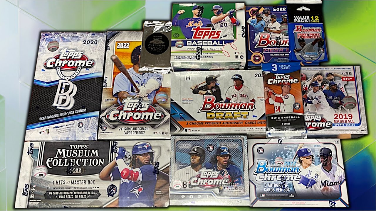 Ultimate Variety Baseball Cards Box Opening!!! YouTube