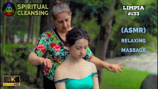 Ecuadorian massage ASMR, hair play, hair cracking & (LIMPIA)​ with soft sounds