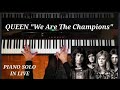 Queen we are the champions  renata kuklova di gioia piano cover