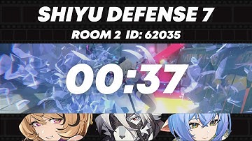 NEW Shiyu Defense 62035 Stage7 Room2 in 37 sec by Yidhari & Lycaon & Lucia!