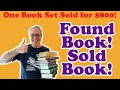 Selling a 800 book set saves the week   found book sold book results