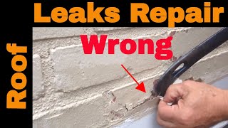 Flat Roof Leak Repair  Full details How to find leaks and Repair Any Roof leak