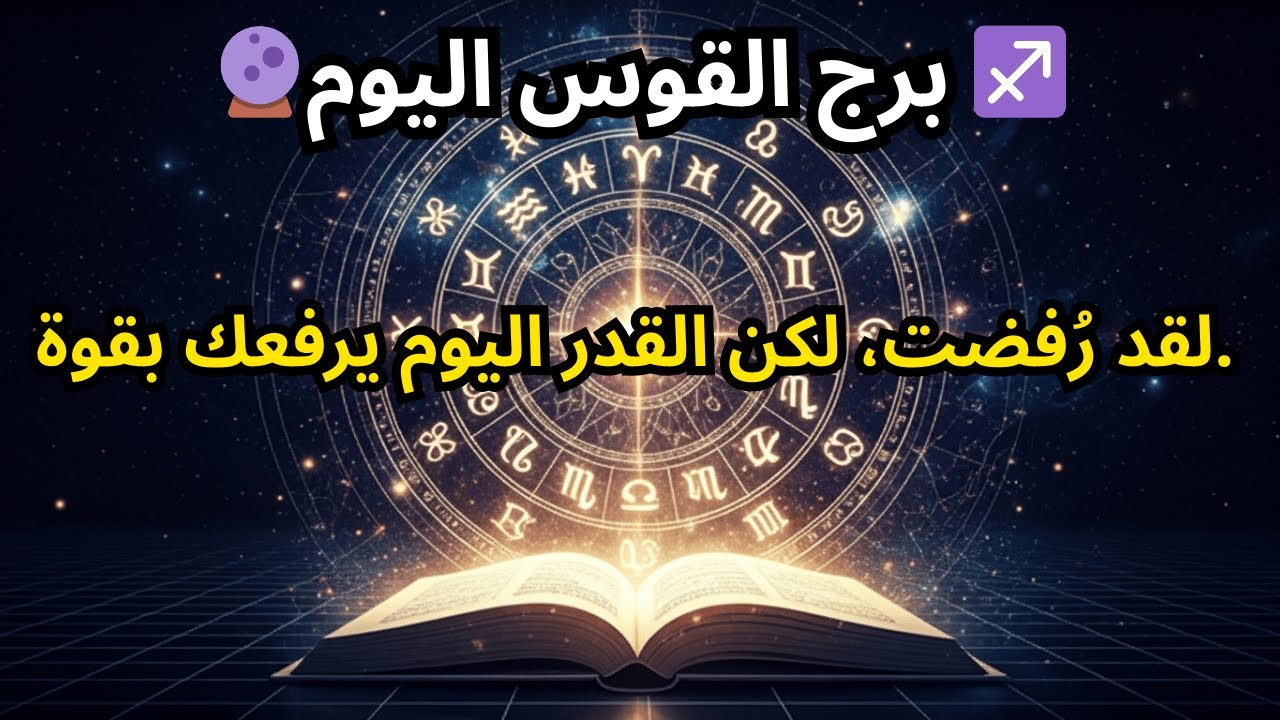 توقعات برج القوس لليوم 🔮 ♐️ — لقد تم رفضك، لكن القدر اليوم يرفعك بقوة.