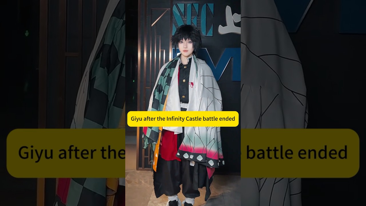 Giyu after the Infinity Castle battle ended #anime #game #fyp #demonslayer #cosplay #cosplayer #girl