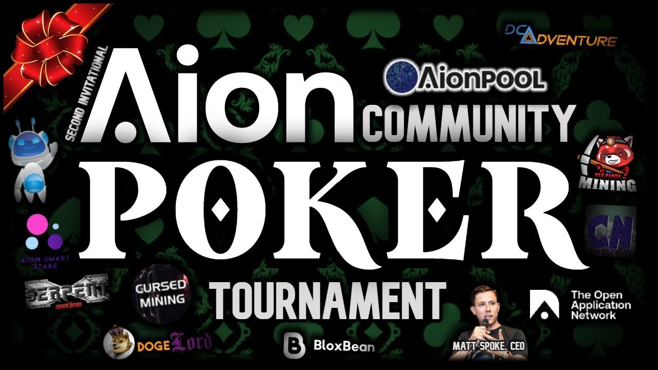 AION/OAN Community Poker Invitational 2 - Crypto Poker Livestream
