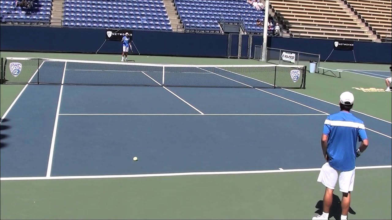 Mackenzie McDonald and Martin Redlicki - UCLA Men's Tennis (Practice Session)