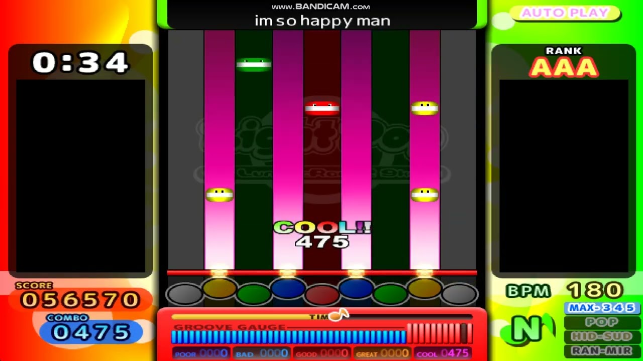 [If pop'n music EX 43] Happy man