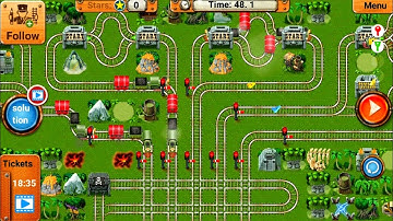 Train Line Maze - Rail Maze 2 - Train Puzzle Game - Android Gameplay #.114