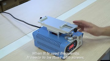 FW 360 Two Button Rotary Edge Vacuum Separator For Edge Flat In Frame Screens Manual Hot Separation