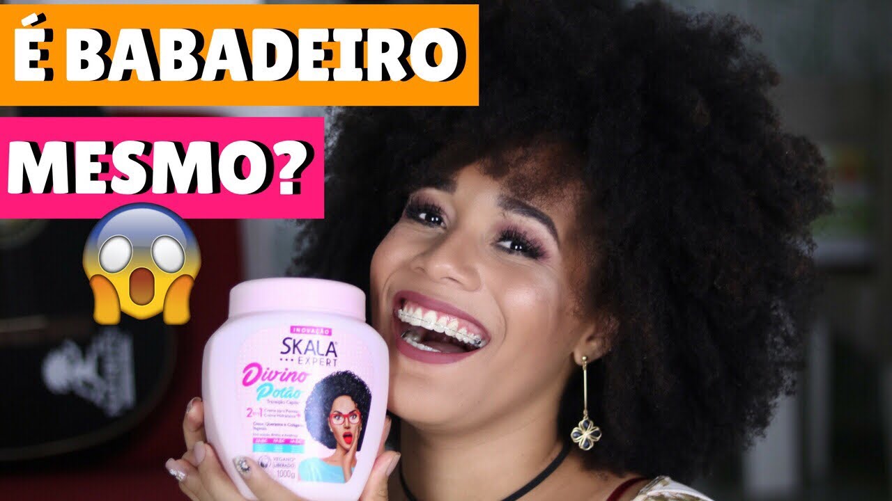 FINALIZANDO CABELO CRESPO COM O DIVINO POTÃO DA SKALA | Rose Hapuque