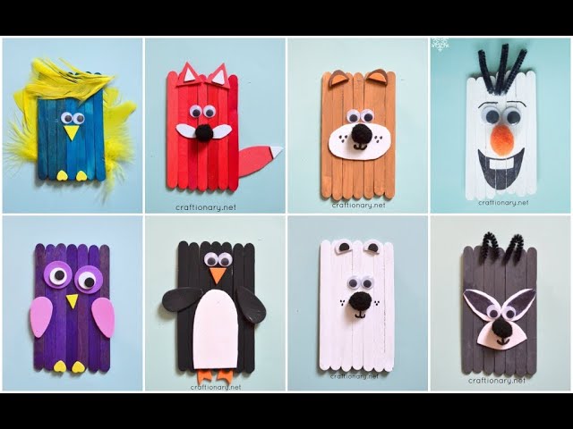 Popsicle Stick Owl Craft