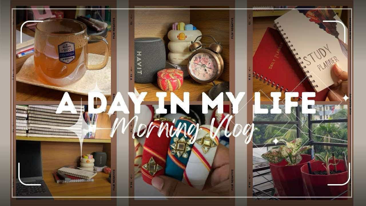 🌞 Starting the Day in My Life | Morning Study Vibes 📖☕