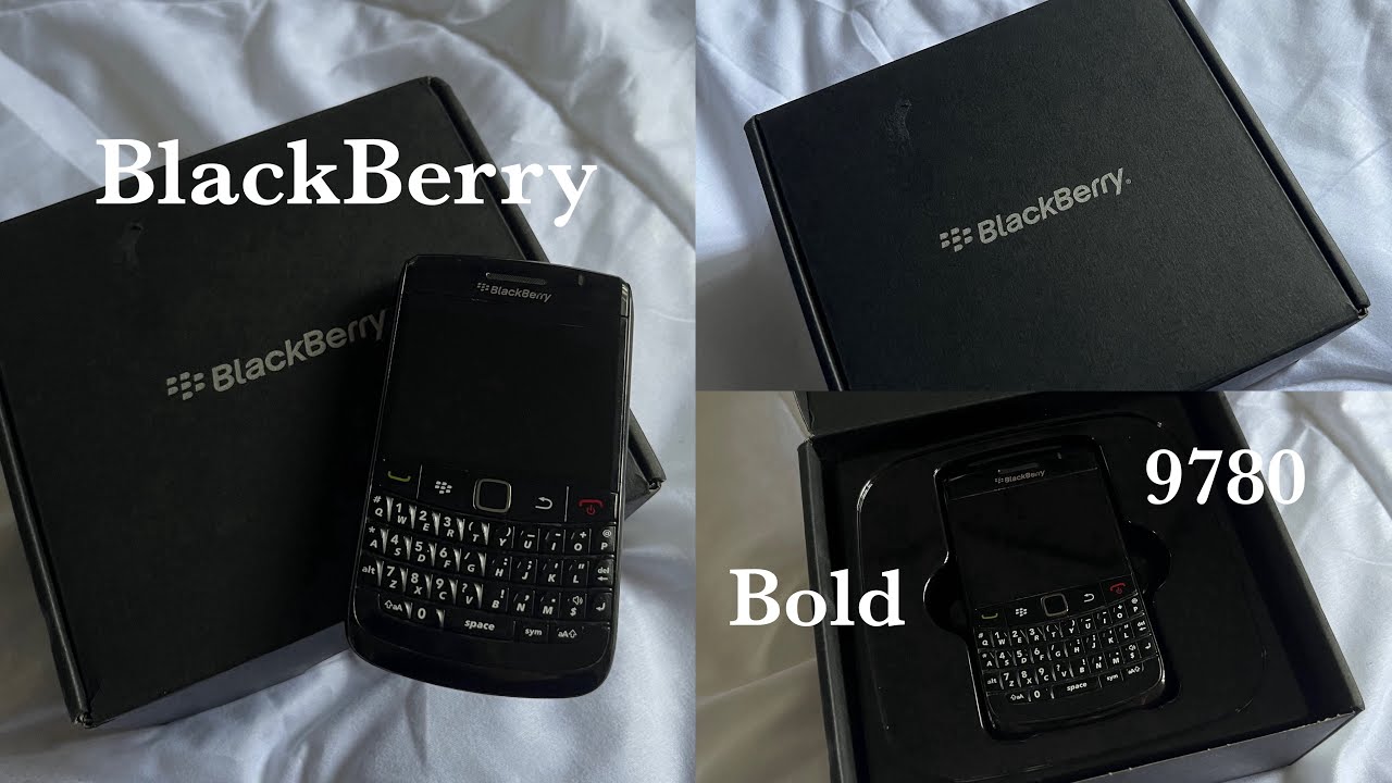 BlackBerry Bold 9780 phone unboxing in 2024 what’s on my blackberry