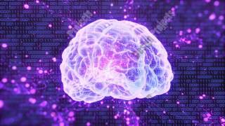 Futuristic abstract technology background. Loopable.