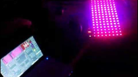LED Colored Matrix 16x8 with Glediator - Matrix Controller Boards
