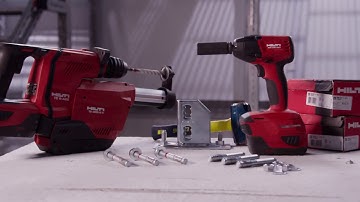Hilti Cordless light-torque impact wrench SIW 6AT-A22 and its Adaptive torque module SI-AT-A22