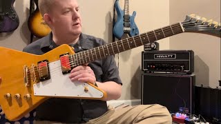 Epiphone 58 Korina Explorer Review (comments and play). Overall great, but a keeper…? (+cat!)