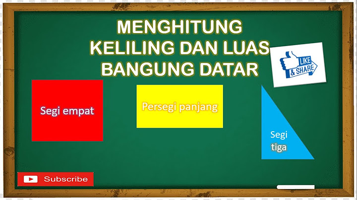 Buatlah sebuah bangun datar persegi panjang yang memiliki ukuran keliling 18 cm