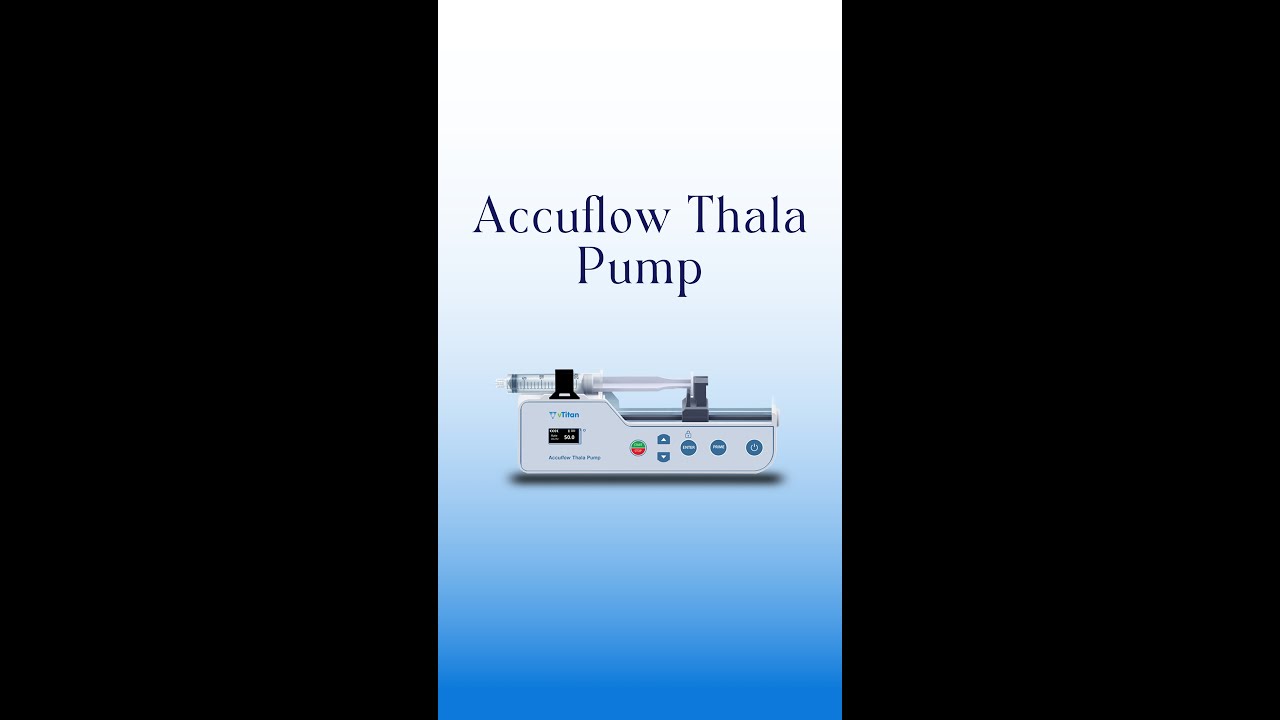 Simplifying your iron chelation therapy in just 3 easy steps | Accuflow Thala Pump