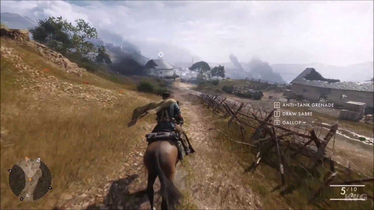Battlefield 1 - Horse Gameplay (PC HD) [1080p60FPS]