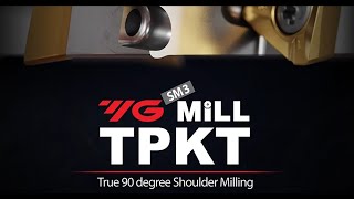 YG-1 Cutting Tools| 3 corner 90 degree YG SM3 MILL TPKT Shoulder Milling Insert