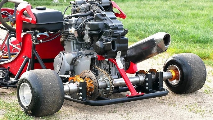 Gokart Go Kart Motor Benzin Kart Eigen zubau 2 Geschwindigkeiten