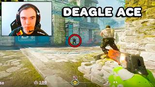 Only DEAGLE is enough for donk to win the round in a FACEIT match - CS2