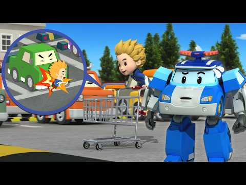 Let’s Go to the Supermarket│Best Traffic Safety Series🚔│Supermarket Episode│Robocar POLI TV