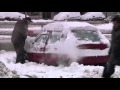 Snow covers Europe